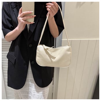 Geantă nouă pentru femei din PU, geantă de umăr la modă de toamnă și iarnă, capacitate mare, geantă de subraț casual și versatilă, geantă de mână, transfrontalieră