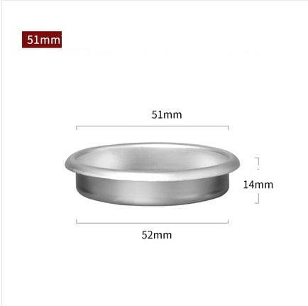 Cana goală pentru espressor, cap de preparare, portafiltru, portafiltru universal pentru cană simplă/dublă 51/53/58 mm.