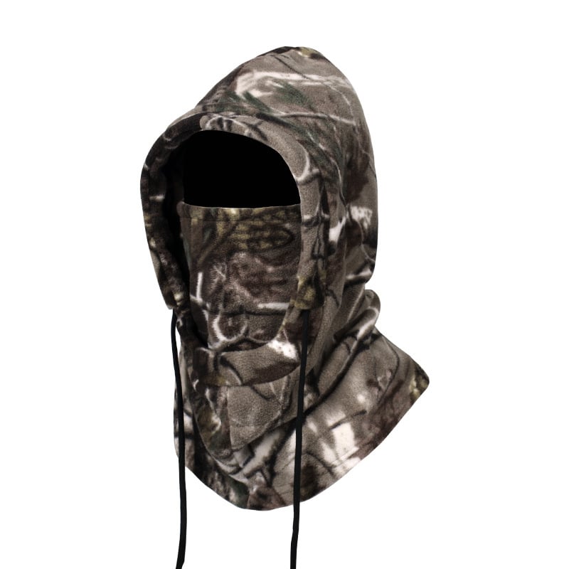 Căciulă caldă de iarnă pentru bărbați, viziere, încălzitor de gât, pălărie din fleece rezistentă la vânt și frig, glugă pentru ciclism și schi