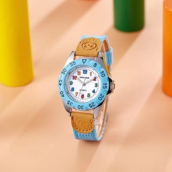 Най-продавани детски часовници с платнени и найлонови каишки, дигитални корпуси и кварцови часовници за момчета от началното училище.