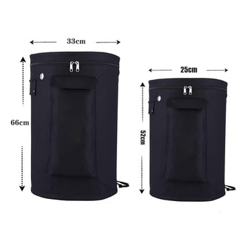 Черна капачка за пропанова бутилка, калъф за пропанова бутилка от плат Оксфорд, защитен калъф за пропанова бутилка, водоустойчива и вентилирана капачка за бутилка.