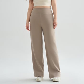 Йога панталони с големи размери, с висока талия, свободна кройка, широки крачоли, за жени, подходящи за бягане, йога и фитнес