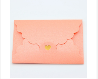 Plicuri mini cu perle, hârtie kraft cu folie aurie, plicuri în formă de inimă, huse pentru ambalarea cardurilor bancare/cardurilor VIP