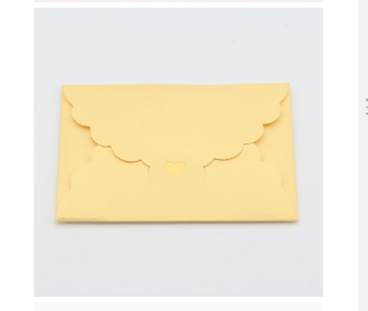 Plicuri mini cu perle, hârtie kraft cu folie aurie, plicuri în formă de inimă, huse pentru ambalarea cardurilor bancare/cardurilor VIP