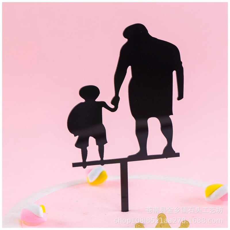 Apák napi tortadíszek, akril díszítők, transzparensek, desszertsütő asztaldíszek, boldog születésnapot apuka betétek