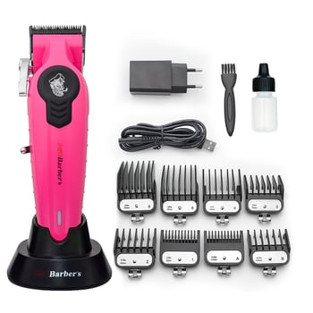 Νέα ηλεκτρική κουρευτική μηχανή, κατάλληλη για κομμωτήρια, για χρήση με χτενισμένα μαλλιά προς τα πίσω και με ίσια κορυφή