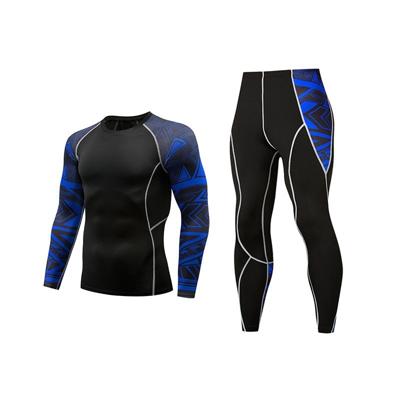 2025 Új Stílusú Hosszú Ujjú Póló, Sportnadrág, Gyorsan Száradó Futónadrág, Labdarúgáshoz, Kültéri Fitnesz Szett Nyomattal