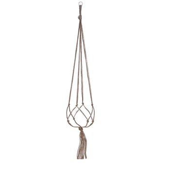 Kreatív virágcserepek kertészkedéshez és tereprendezéshez, hálós zsákok, szőtt pamut és lenvászon hálós zsákok, függőkosarak pozsgás növényeknek, függőkötelek.