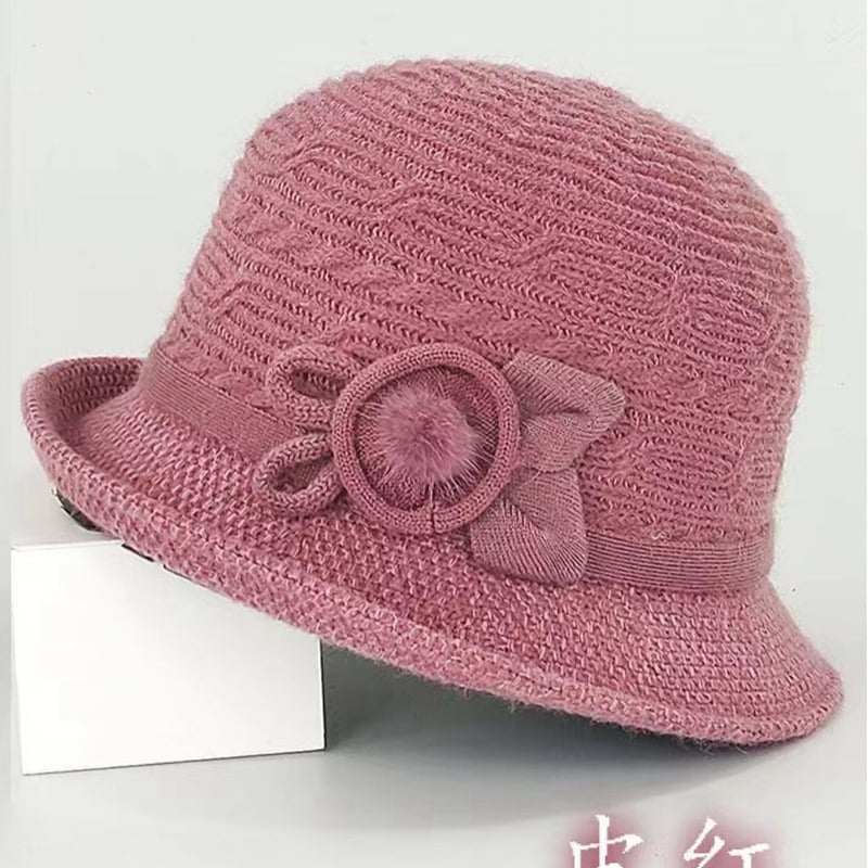Căciulă tricotată de toamnă și iarnă pentru comerț exterior, cu boruri rulate, pălărie de pescar la modă în stil coreean, pălărie elegantă pentru femei, pălărie de soare în stil britanic