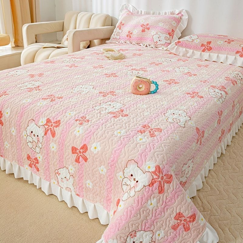 Κάλυμμα στρώματος από παχύρρευστο fleece γάλακτος, καπιτονέ σεντόνι από fleece, για οικιακή χρήση, ζεστό σεντόνι με επένδυση fleece, προστατευτικό στρώματος, παπλωματοθήκη, μαξιλάρι στρώματος.