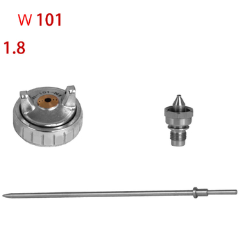 Ο κατασκευαστής παρέχει σετ τριών τεμαχίων καπακιών ακροφυσίων για πιστόλι βαφής W101/71/77, μεγάλης διαμέτρου, υψηλής απόδοσης, υψηλού ψεκασμού