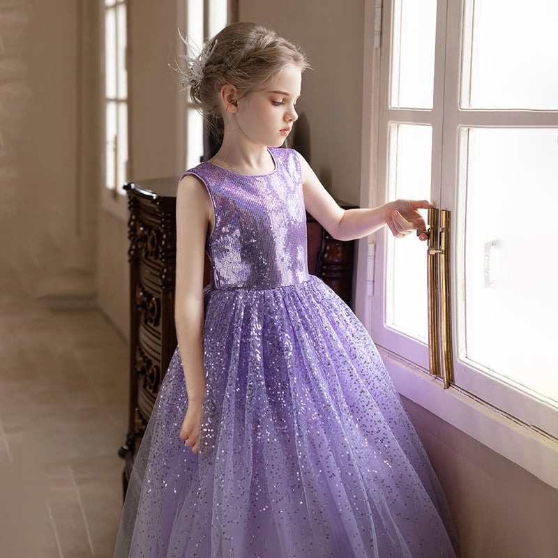 Rózsaszín flitteres hercegnős ruha lányoknak, luxus menyasszonyi ruha, tüll ruha, születésnapi ruha, estélyi ruha.