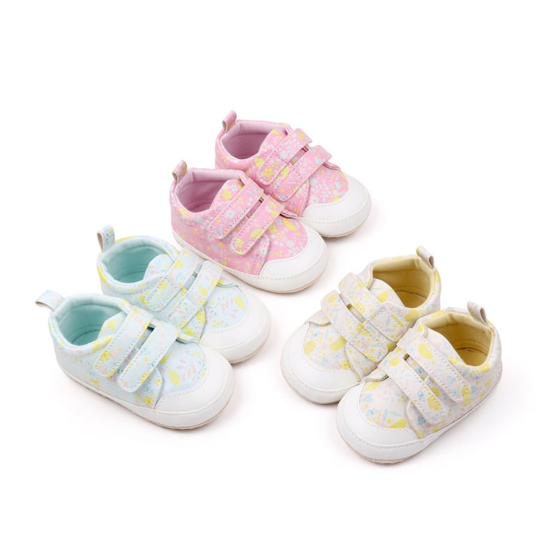 Παπούτσια για μωρά και νήπια άνοιξης και φθινοπώρου, αθλητικά παπούτσια με μαλακή σόλα, αντιολισθητικά, φλοράλ print BYQ3242