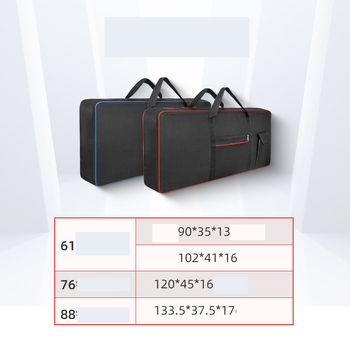 Τσάντα ηλεκτρονικού πληκτρολογίου με 54 και 61 πλήκτρα, αδιάβροχη, επενδεδυμένη, παχιά, γενικής χρήσης τσάντα ηλεκτρονικού πληκτρολογίου, επιλογή εκτύπωσης λογότυπου, ανθεκτική στην υγρασία τσάντα πληκτρολογίου.