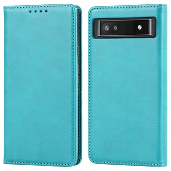 Θήκες για τηλέφωνα Google Pixel 6A και Google Pixel 7 με μοτίβο από δέρμα μοσχαριού και ανθεκτική μαγνητική βάση