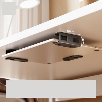 Търговия на едро с трансгранична скоба за съхранение на лаптоп под бюро, невидима метална скоба за съхранение на лаптоп