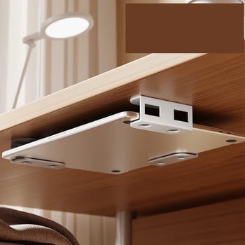 Търговия на едро с трансгранична скоба за съхранение на лаптоп под бюро, невидима метална скоба за съхранение на лаптоп