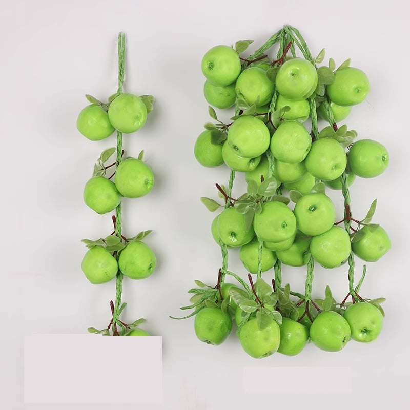 Frigărui de legume și fructe simulate pentru montare pe perete, recuzită de agățat cu chili și porumb, decorațiuni cu legume artificiale, pandantive, ornamente