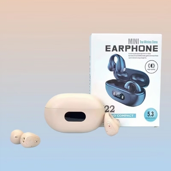 Νέα ασύρματα ακουστικά Bluetooth x22 με κλιπ κρεμάσματος για διασυνοριακές συνθήκες: Υψηλής ποιότητας ήχος, μεγάλη διάρκεια ζωής μπαταρίας, άνετη εφαρμογή, ακύρωση θορύβου