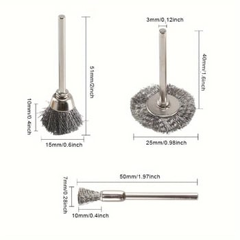 P 86900 Μεταλλική βούρτσα για την αφαίρεση σκουριάς