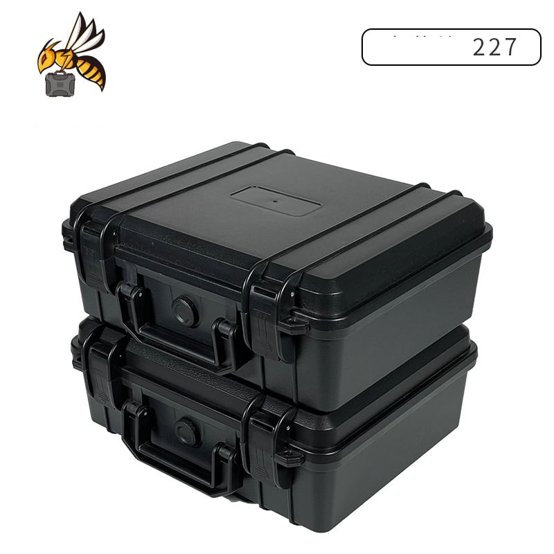 Μικρή φορητή θήκη εργαλείων και εξοπλισμού, προστατευτική θήκη, πλαστικό κουτί εργαλείων ανθεκτικό στους κραδασμούς και την υγρασία, θήκη εξαρτημάτων, για εξωτερική χρήση.