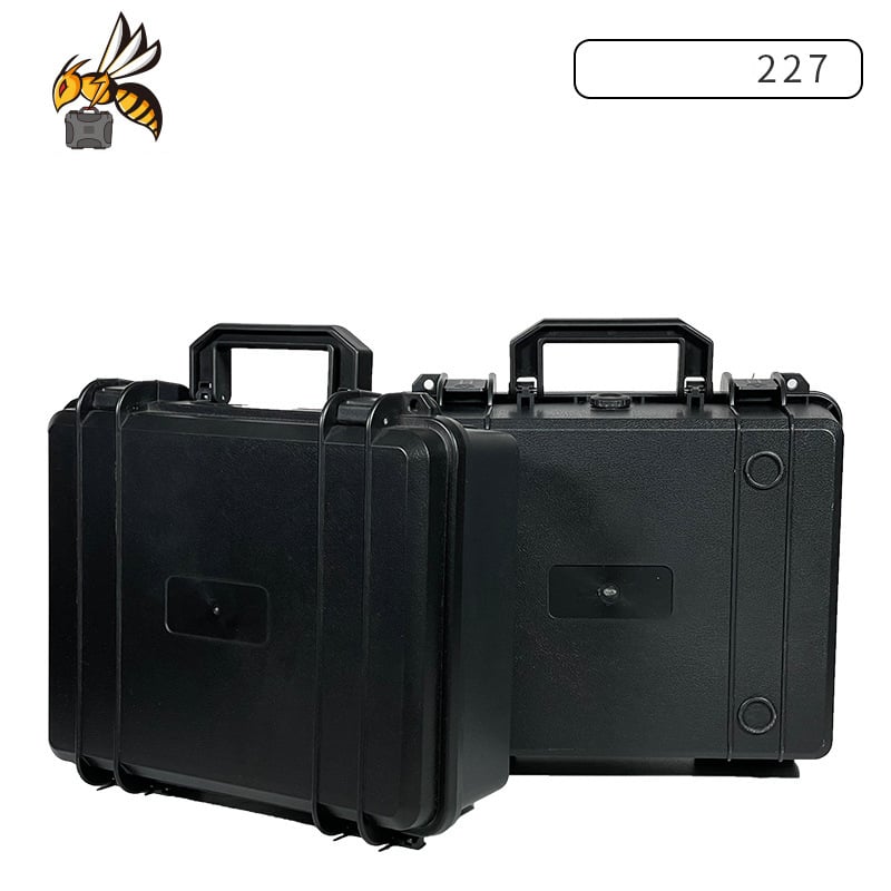 Μικρή φορητή θήκη εργαλείων και εξοπλισμού, προστατευτική θήκη, πλαστικό κουτί εργαλείων ανθεκτικό στους κραδασμούς και την υγρασία, θήκη εξαρτημάτων, για εξωτερική χρήση.