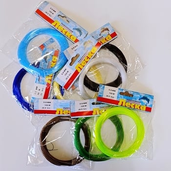 Найлоново влакно за морски риболов, риболов на скали, групер, калмари, основно влакно, повод, супер здраво влакно за опън, 50 метра.