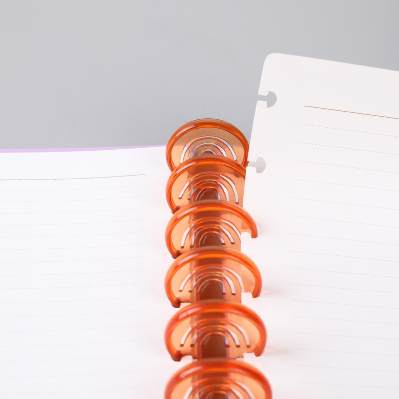 35 мм 10pcs нова пластмасова щипка тип „гъба“ с дъга за тетрадки и албуми, може да се обръща на 360 градуса