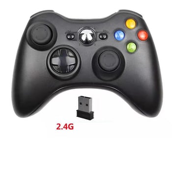 Персонализиран безжичен геймпад за Xbox 360 2.4G, съвместим с PC/TV игрови конзоли.