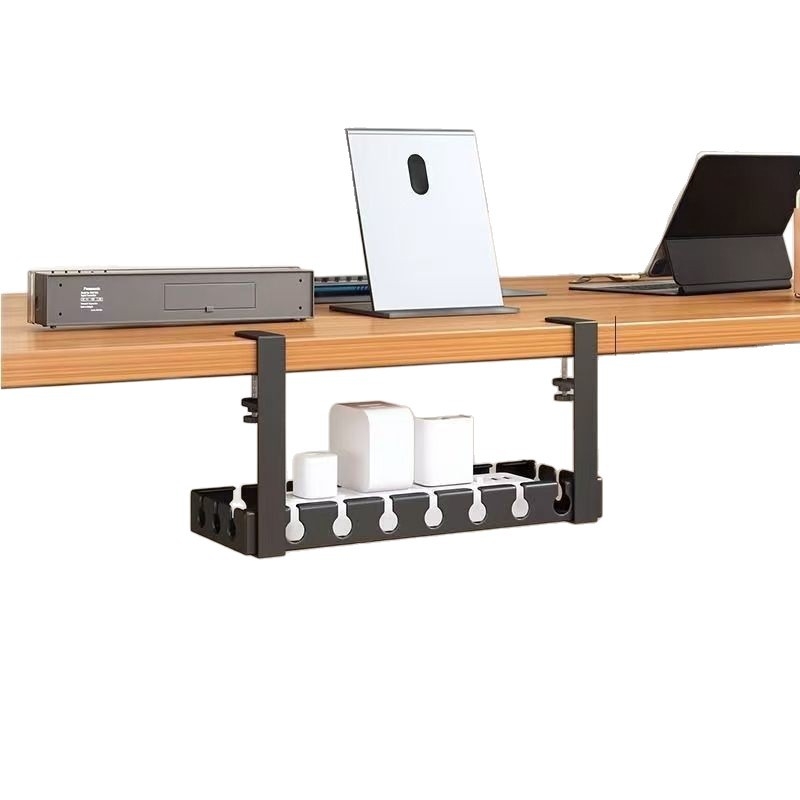 Οργανωτής καλωδίων κάτω από το γραφείο, βάση διαχείρισης καλωδίων γραφείου, οργανωτής καλωδίου ρεύματος, κουτί αποθήκευσης, εργαλείο διαχείρισης καλωδίων, οργανωτής καλωδίων χωρίς τρύπημα