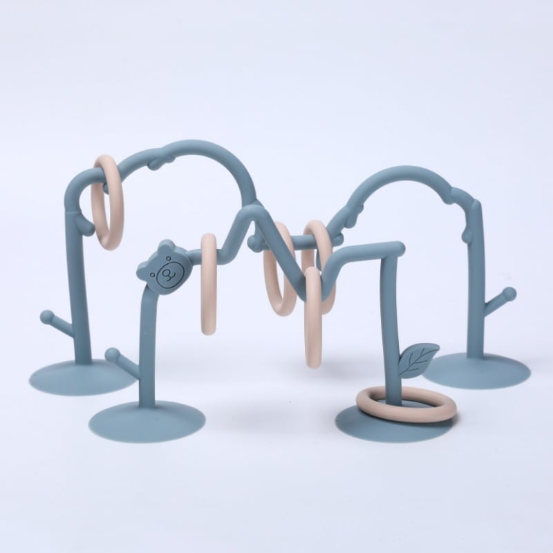 Αναβαθμισμένο εκπαιδευτικό παιχνίδι οδοντοφυΐας για μωρά με χάντρες σιλικόνης, παιδική βεντούζα μάσησης και πρώιμης εκπαίδευσης, επιτραπέζιο παιχνίδι