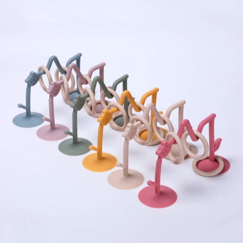 Αναβαθμισμένο εκπαιδευτικό παιχνίδι οδοντοφυΐας για μωρά με χάντρες σιλικόνης, παιδική βεντούζα μάσησης και πρώιμης εκπαίδευσης, επιτραπέζιο παιχνίδι