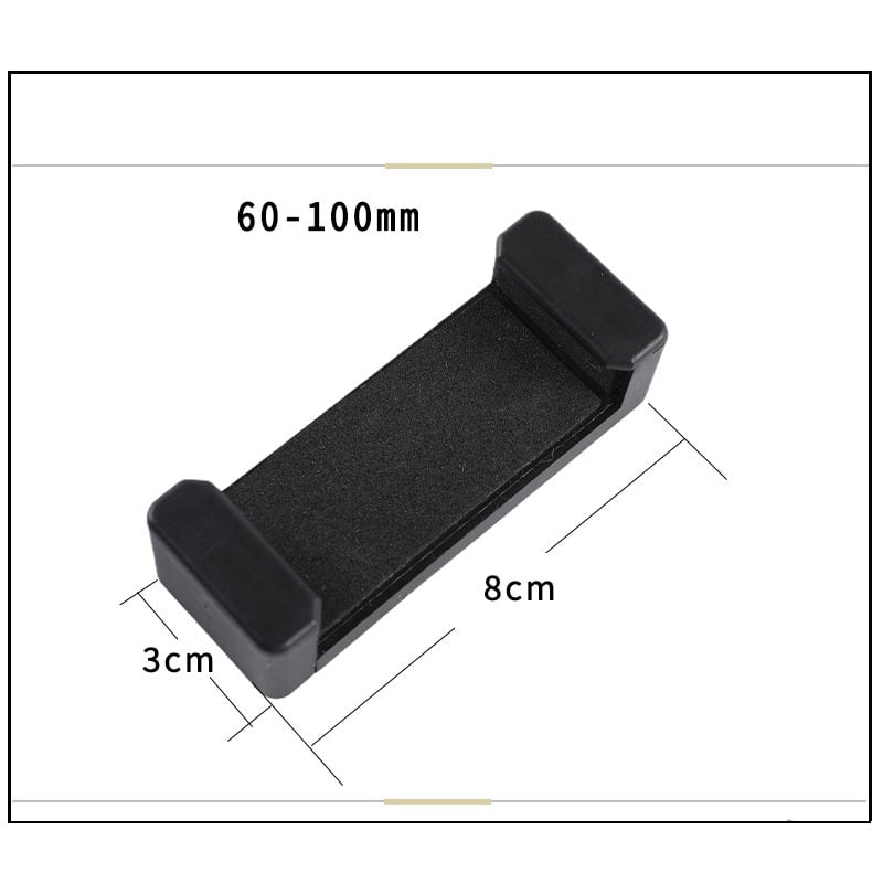 Τρίποδο ζωντανής μετάδοσης, κλιπ τηλεφώνου, stick βίντεο selfie, αξεσουάρ γενικής χρήσης για οριζόντια και κάθετη μετάδοση με διπλή οπή 1/4" με προέκταση ελατηρίου