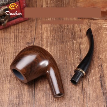 Πίπες από εργοστάσιο προέλευσης, μικρές πίπες από ξύλο έβενου, αφαιρούμενος σωλήνας φίλτρου 9 χιλιοστών, επιστόμιο, σε απόθεμα, πίπες από μασίφ ξύλο.