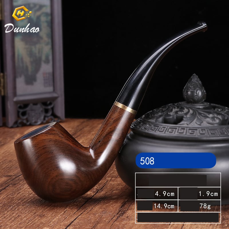 Πίπες από εργοστάσιο προέλευσης, μικρές πίπες από ξύλο έβενου, αφαιρούμενος σωλήνας φίλτρου 9 χιλιοστών, επιστόμιο, σε απόθεμα, πίπες από μασίφ ξύλο.