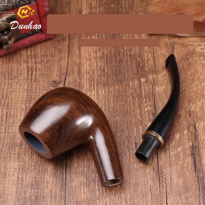 Πίπες από εργοστάσιο προέλευσης, μικρές πίπες από ξύλο έβενου, αφαιρούμενος σωλήνας φίλτρου 9 χιλιοστών, επιστόμιο, σε απόθεμα, πίπες από μασίφ ξύλο.