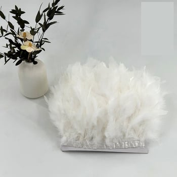 Pene de curcan en-gros, panglici din material textil, materiale pentru artizanat cu pene DIY, costume de dans, dantelă de nuntă, decorațiuni florale moderne