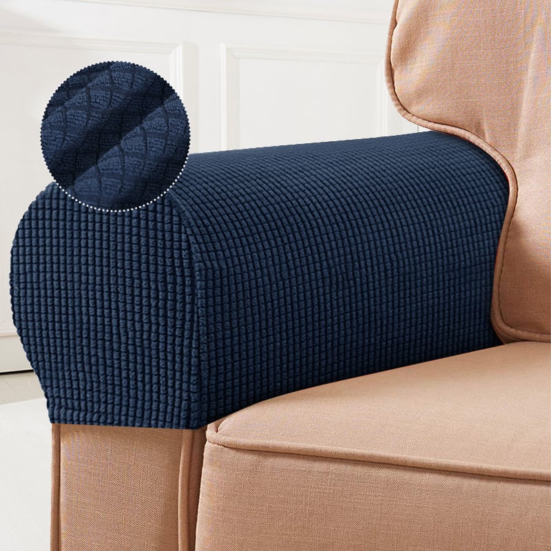 Αποκλειστικό προστατευτικό μπράτσου καναπέ, ελαστικό κάλυμμα μπράτσου, κάλυμμα καναπέ καρό για όλες τις εποχές