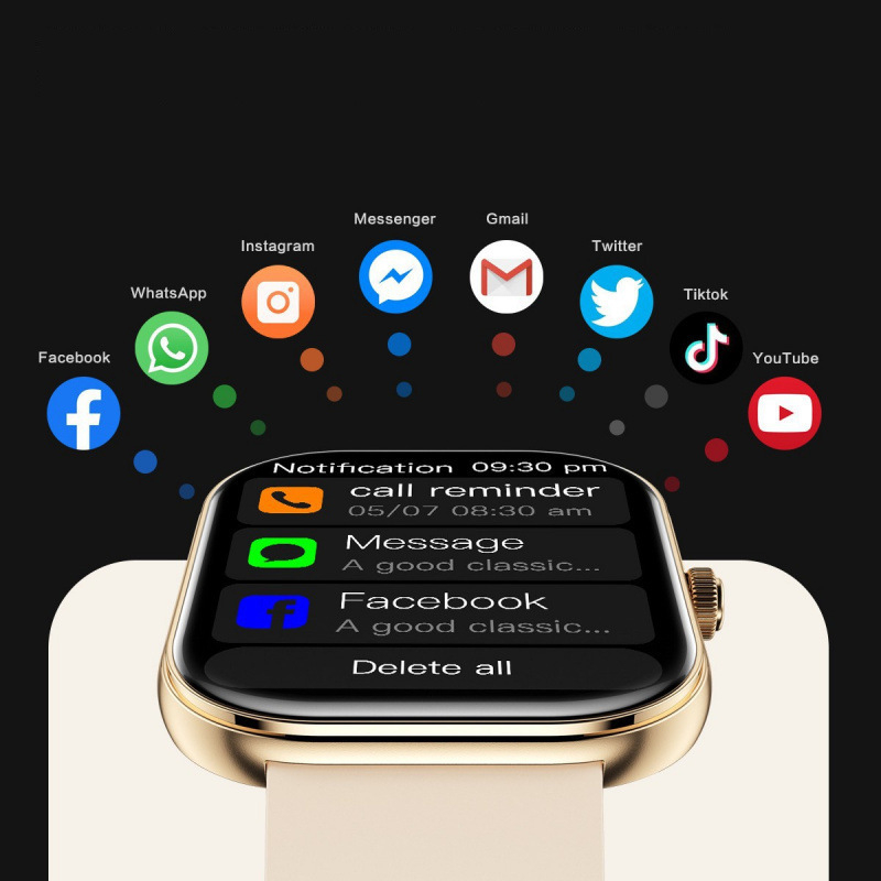 Το δημοφιλές διεθνές smartwatch Huaqiangbei, ένα επαγγελματικό πολυλειτουργικό αθλητικό ρολόι με κλήσεις Bluetooth, πληρωμές εκτός σύνδεσης και NFC.