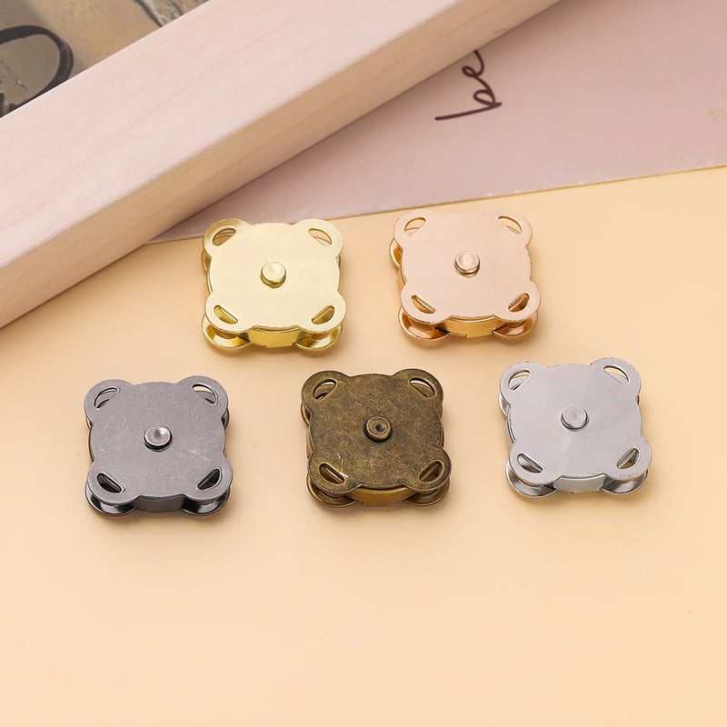 Άμεσες πωλήσεις από το εργοστάσιο μαγνητικών κουμπιών αλουμινίου "blossom plum" 5 τεμάχια χειροποίητα αόρατα μαγνητικά κουμπιά για παλτό και τσάντες.