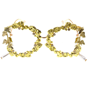 Обикновени, прозрачни, големи, стилни и универсални слънчеви очила, украсени с перли; нови големи слънчеви очила с форма на пеперуда