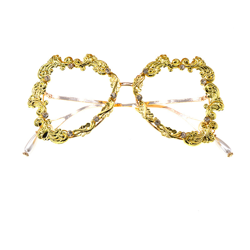 Обикновени, прозрачни, големи, стилни и универсални слънчеви очила, украсени с перли; нови големи слънчеви очила с форма на пеперуда