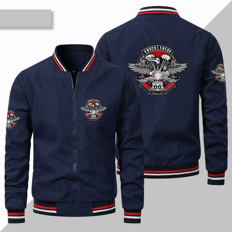 Μπουφάν με φαρδιά γραμμή, λεπτό αθλητικό μπουφάν μπέιζμπολ για την άνοιξη και το φθινόπωρο, ανδρικό μπουφάν με ευρωπαϊκό μέγεθος και φερμουάρ αμερικανικού τύπου, μονόχρωμο μπουφάν, ανδρικά ρούχα.