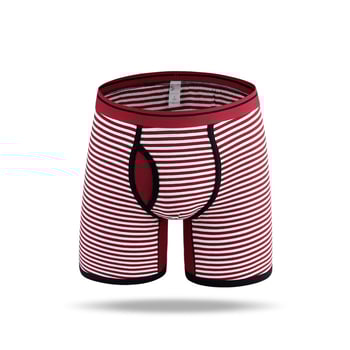 Ανδρικά εσώρουχα 4 τεμάχια ριγέ σε ευρωπαϊκό και αμερικανικό στυλ, ανδρικά αθλητικά extra long ανδρικά μποξεράκια, ανδρικά σορτς, εσώρουχα, πωλήσεις σε σημεία χονδρικής.