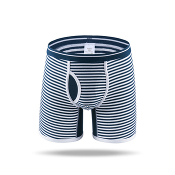 Ανδρικά εσώρουχα 4 τεμάχια ριγέ σε ευρωπαϊκό και αμερικανικό στυλ, ανδρικά αθλητικά extra long ανδρικά μποξεράκια, ανδρικά σορτς, εσώρουχα, πωλήσεις σε σημεία χονδρικής.