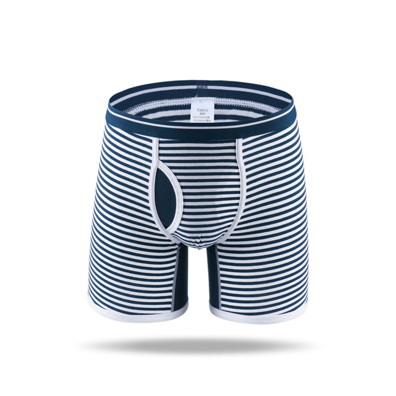 Ανδρικά εσώρουχα 4 τεμάχια ριγέ σε ευρωπαϊκό και αμερικανικό στυλ, ανδρικά αθλητικά extra long ανδρικά μποξεράκια, ανδρικά σορτς, εσώρουχα, πωλήσεις σε σημεία χονδρικής.