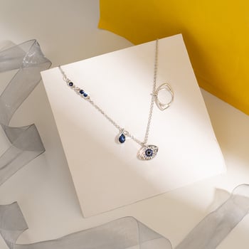 Уникално проектирано 3D колие във формата на сърце за жени, обръщаемо, нова верижка за ключица, стилни и елегантни бижута от титаниева стомана.