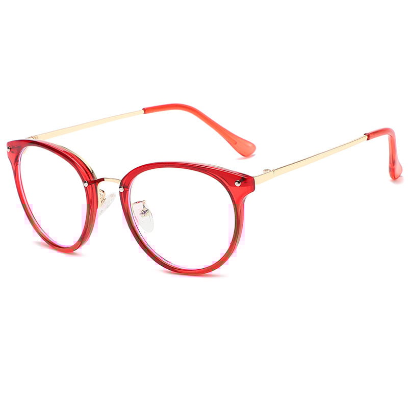 Нови модерни дамски очила без диоптрична система с анти-синята светлина, ретро и уникални рамки, идеални за естествена визия, модерни рамки за очила с трансграничен дизайн.