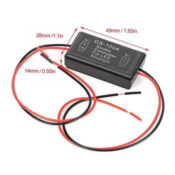 Ovládač LED brzdových svetiel GS-100A pre autá a motocykle (horné brzdové svetlá)