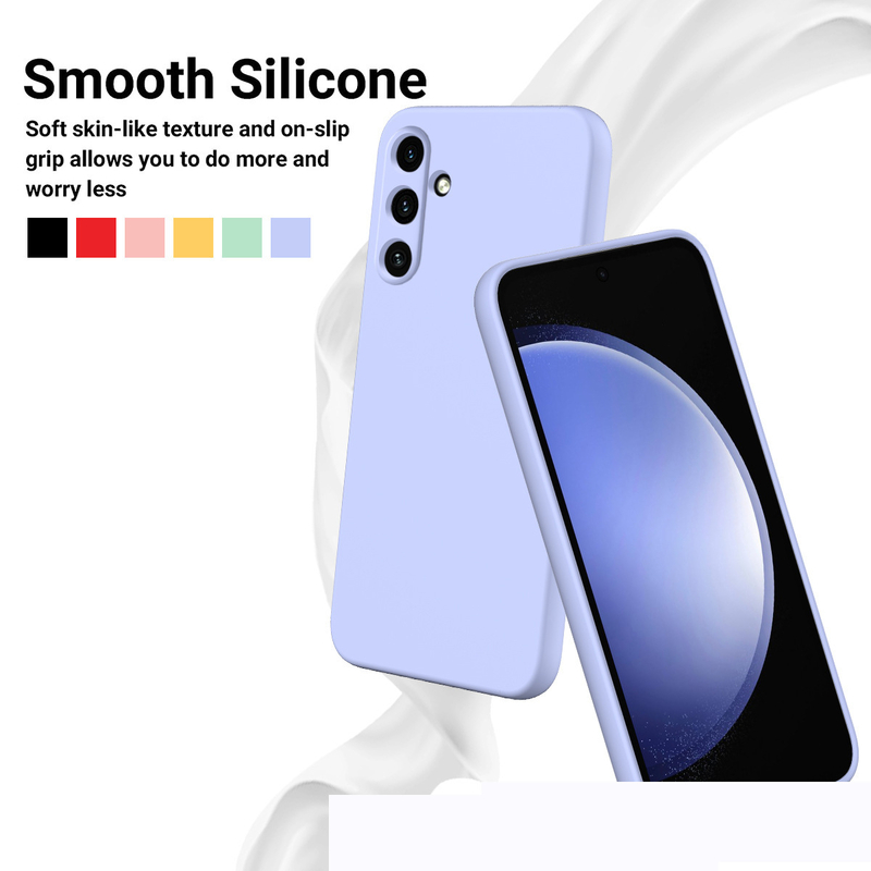 Συμβατό με υγρή σιλικόνη Samsung A14-4G, θήκη τηλεφώνου Samsung A34, φακό A54, θήκη προστασίας από κραδασμούς A15, S23FE